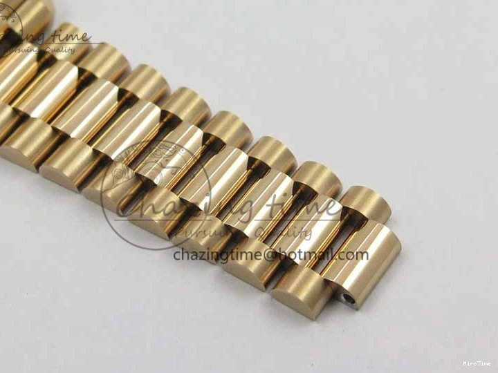 MiroTime 0117 MultiPurpose Day-Date 36 RG 128239 Bp Maker Best Edition White Dial on RG President Bracelet 3139